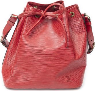 Louis Vuitton Pre-owned Womens Noe PM Shoulder Bag - Red - One Size