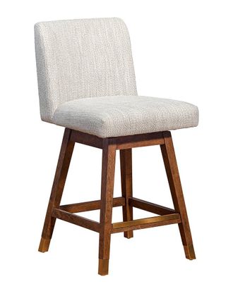 Armen Living Basila Swivel Counter Stool