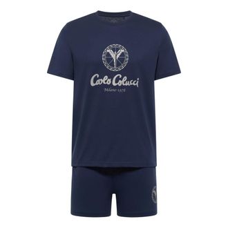 Carlo Colucci Carlo Colucci, Pyjamas, male, Blue, Size: 2XL Pyjama Set