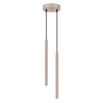 Sollux Lighting L&aacute;mpara colgantes taupe acero alt. 118 cm