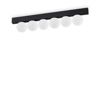 Netlighting Ping Pong 6 Light Globe Ceiling Light Black 1500Lm 3000K
