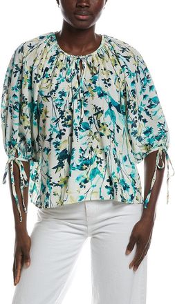 Renee C Renee C Bubble Crepe Top