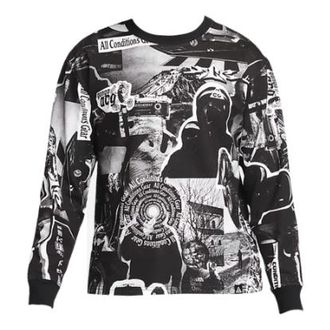 Nike ACG Glacier Long Sleeve Shirt Asia Sizing Black White DJ5801-010
