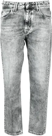 Cycle Straight Jeans - Heren - Regular Fit Jeans - Grijs - W33 - Katoen - Jeans