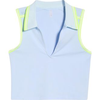 Free People FP Movement Forehand Polo in Artic Snow at Nordstrom, Size X-Small