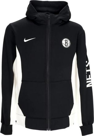 Nike NBA Showtime Zip-through Sweatshirt - Heren - Sportshirts - Zwart - L - Fitness