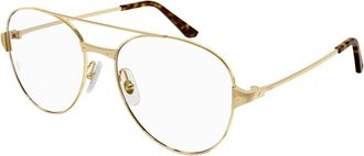Cartier Stijlvolle Brillen - unisex - Brillen - Geel - 55 MM - Accessoires