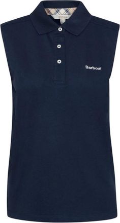 Barbour Stijlvolle T-shirts en Polos - Dames - Tops zonder mouwen - Blauw - M - Tops