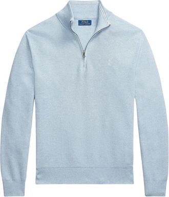Ralph Lauren Turtleneck Trui - Heren - Coltruien - Blauw - XL - Katoen - Truien & Vesten