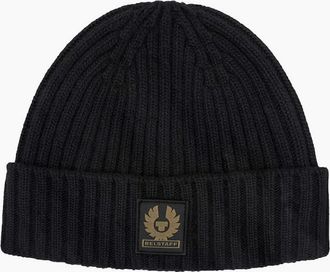 Belstaff Mens Belstaff Watch Beanie Hat Black - Size: ONE size
