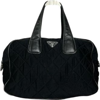 Prada Pre-owned Handbags, female, Black, Size: ONE SIZE Pre-owned Vintage Handbag