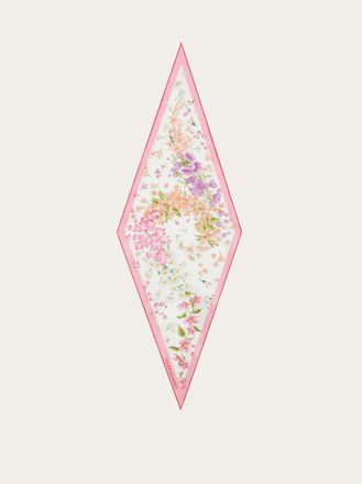 Ferragamo Women Spring print diamond scarf Pink