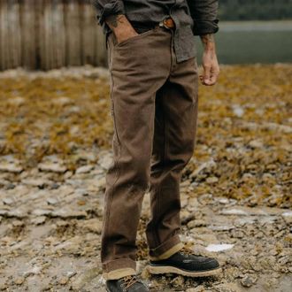 Taylor Stitch Workhorse Pants In Aged Penny Chipped Canvas
