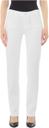 Liu Jo Magnetische Regular Fit Denim Broek - Dames - Slim Fit Broeken - Wit - W32 - Denim - Broeken