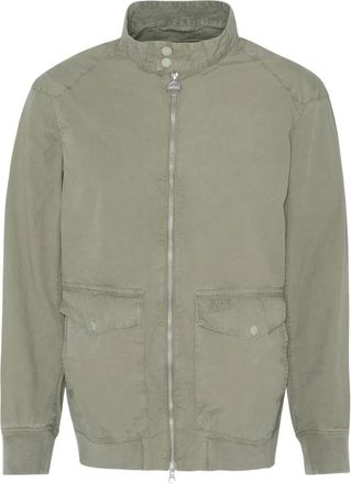 Barbour Matley Casual Jas - Heren - Bomber jackets - Groen - S - Katoen - Jassen