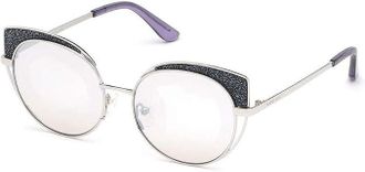 Guess Guess By Marciano Light Grey Cat Eye Ladies Sunglasses GM0796 10Z