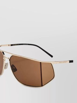 Saint Laurent metal shield sunglasses