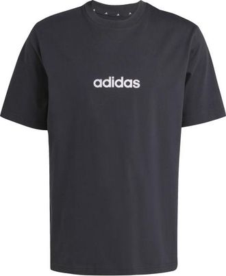 adidas Linear Single Jersey Tee T-Shirt f&uuml;r Herren | grau
