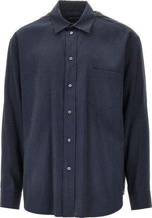 Emporio Armani Silk-hand viscose shirt Man XL