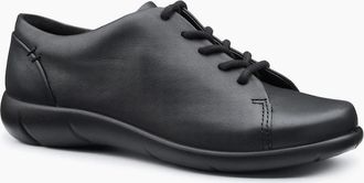 Hotter Womens Dew II Womens Wide Fit Shoes - Black - Size: 3.5