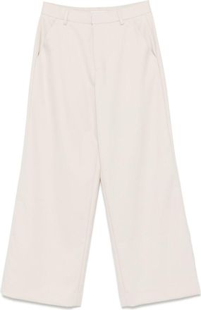 Entire studios Wide-Leg Trousers - Womens - Wool/Polyester/Lycra