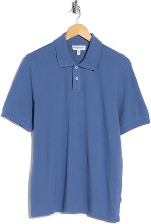 Nordstrom Cotton Blend Piqu&eacute; Knit Polo in Blue Bijou at Nordstrom Rack, Size Xx-Large