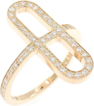 Herm&egrave;s Pink Gold (18K) Band Ring (Pre-Owned)