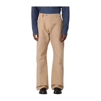 J.W.Anderson Heren, Broeken, Beige, Maat: W27 Katoen