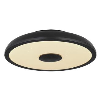 Globo Lighting Plaf&oacute;n - Raffy - Negro - Pl&aacute;stico - &Oslash; 28cm - Led - 41366b
