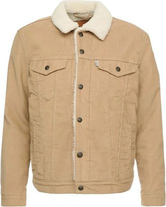 Levi's Faux Fur & Shearling Jassen - Heren - Jassen - Beige - XL - Jassen