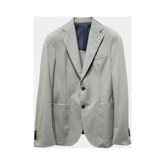 L.B.M. 1911 L.b.m. 1911, Kostuums, Heren, Grijs, S, Technical Blazer