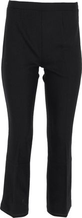Prada Straight Leg Pants in Black Polyester