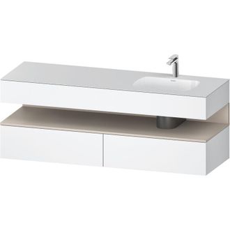 Duravit Qatego Lavabo Encastrado Con Base De Lavabo Consola, - Duravit