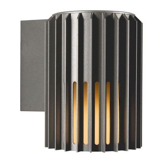 Nordlux Modern Outdoor Wall Light Black Aluminium E27 Coastal/Marine Safe - Mains Powered, IP54