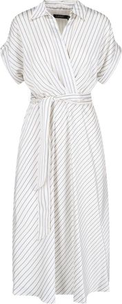 Lauren Ralph Lauren Abito Midi A Righe