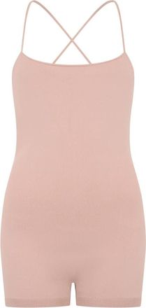Red Valentino Korte Jumpsuit - Dames - Playsuits - Beige - XS - Leer - Jumpsuits & Playsuits