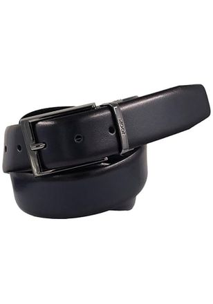 Joop Wendeg&uuml;rtel JOOP, Herren, Gr. 11,5, schwarz, dunkelblau, Rindsleder, G&uuml;rtel Wendeg&uuml;rtel, aus seidenglattem Rindsleder, zum wenden, zweifarbig, 3,5 cm 