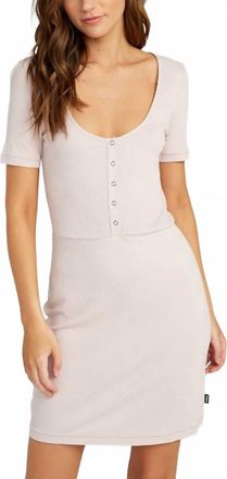 Rvca Go For Broke Dress In Dusty Haze