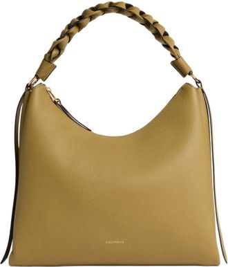 Coccinelle Tassen, Dames, Groen, ONE Size, Leer, Boheme Handtas