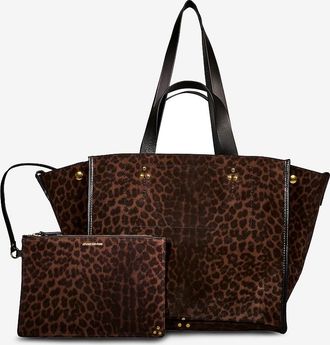 Jerome Dreyfuss Shopper aus Veloursleder Léon M