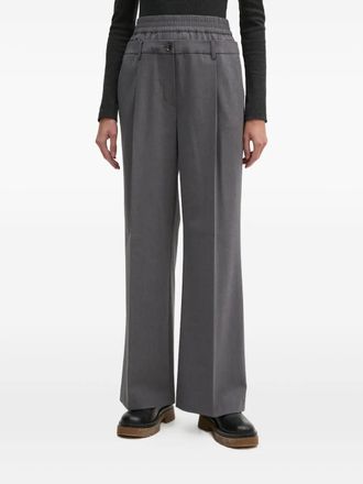 Sisley Pantaloni con piega - Grigio