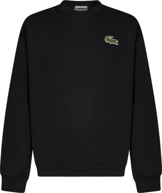 Lacoste Black Organic Cotton Sweatshirt