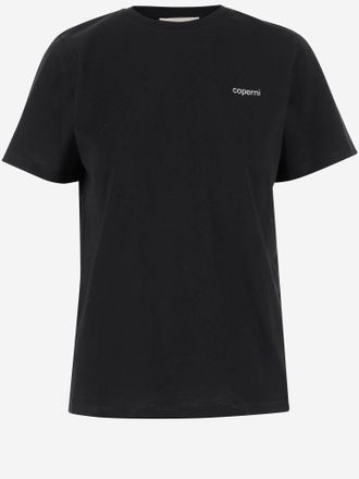 【関税込み】Coperni ブラック Speakers Tシャツ Coperni logo-print Cotton T-shirt | Black | FARFETCH BH