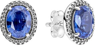 Pandora Timeless Silver Cz Stud Earrings