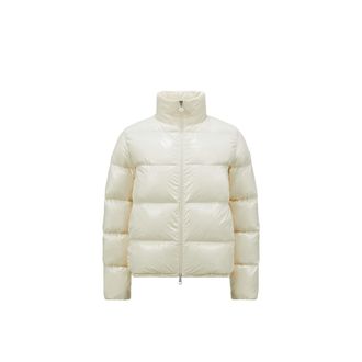 Moncler Moncler Abbadia Short Down Jacket, Women, White, Size: 0
