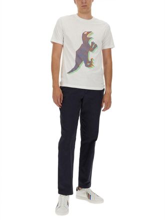 Paul Smith Organic Cotton Trousers - Blue