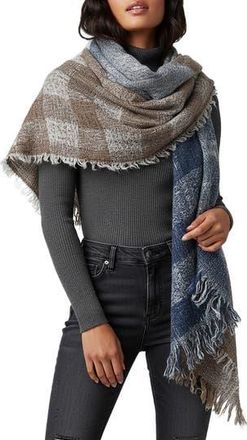Saachi Gradient Stripe Fringe Scarf in Blue at Nordstrom Rack