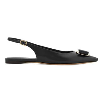 Ferragamo Ballerinas, female, Black, Size: 8 1/2 US Zelmy