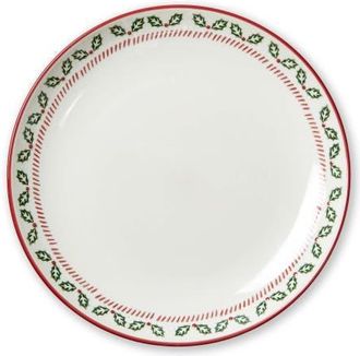 Tag Tis The Season Dinner Plate Set Multi Design Dishwasher Safe in White at Nordstrom