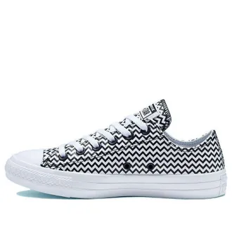 Converse (WMNS) Converse Chuck Taylor All Star Mission-V Low Top Black White Wave Pattern Black White 565367C